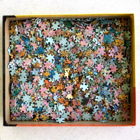 Vintage The Simpsons Photomosaics Puzzle 1000 Pieces COMPLETE Family Portrait - Picture 4 of 6